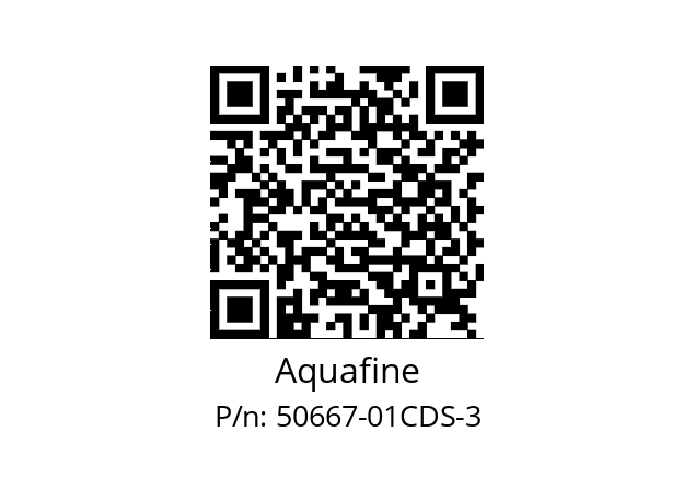   Aquafine 50667-01CDS-3