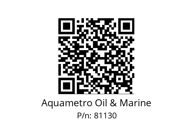   Aquametro Oil & Marine 81130