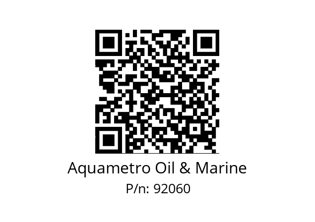   Aquametro Oil & Marine 92060