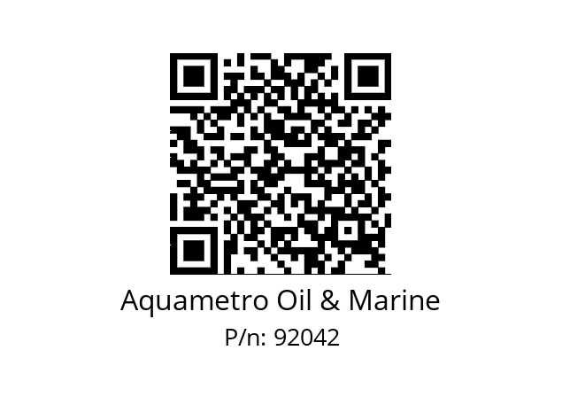   Aquametro Oil & Marine 92042