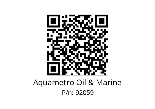   Aquametro Oil & Marine 92059