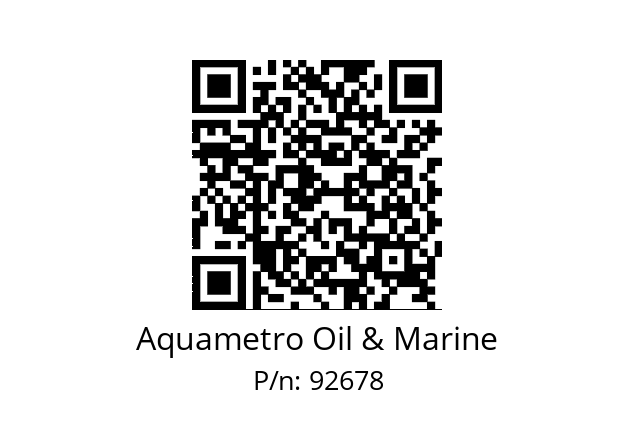   Aquametro Oil & Marine 92678