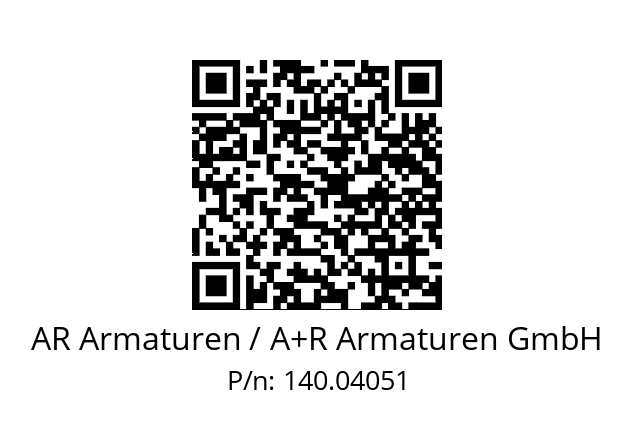   AR Armaturen / A+R Armaturen GmbH 140.04051