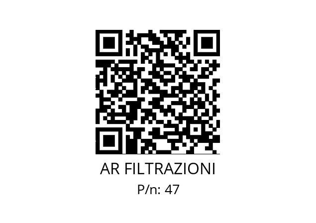 Strainer  AR FILTRAZIONI 47