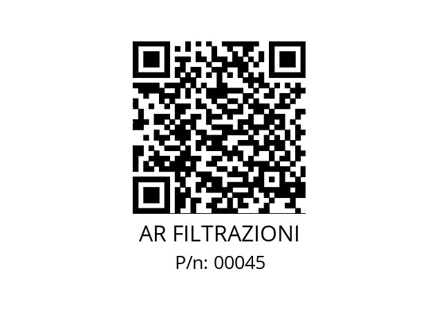   AR FILTRAZIONI 00045