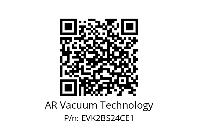   AR Vacuum Technology EVK2BS24CE1