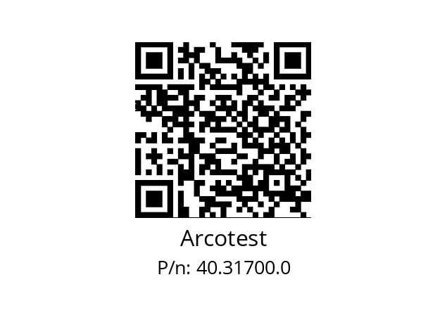   Arcotest 40.31700.0