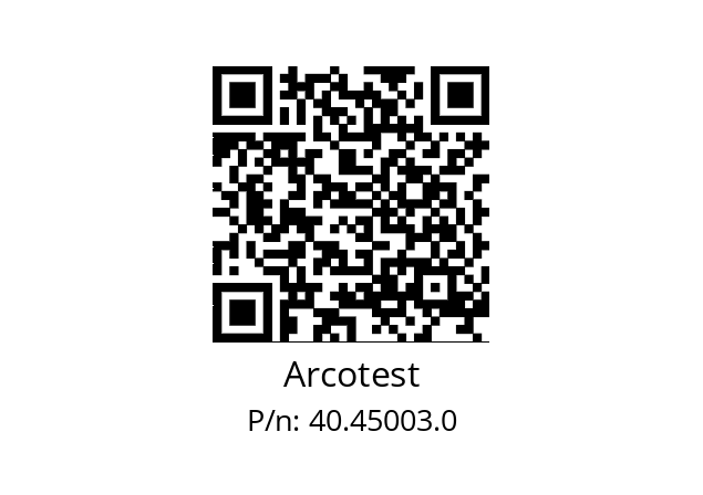   Arcotest 40.45003.0