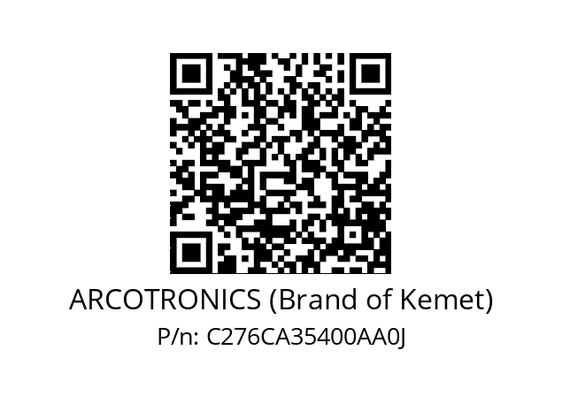   ARCOTRONICS (Brand of Kemet) C276CA35400AA0J