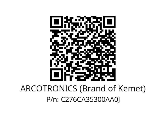   ARCOTRONICS (Brand of Kemet) C276CA35300AA0J