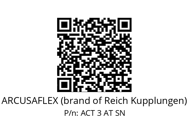   ARCUSAFLEX (brand of Reich Kupplungen) ACT 3 AT SN