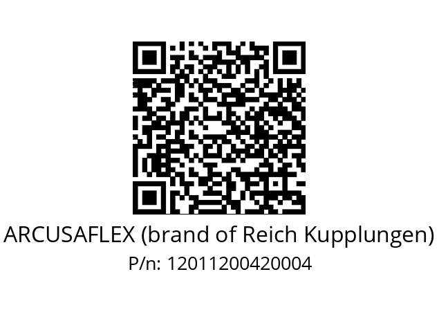   ARCUSAFLEX (brand of Reich Kupplungen) 12011200420004