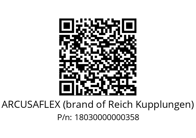   ARCUSAFLEX (brand of Reich Kupplungen) 18030000000358