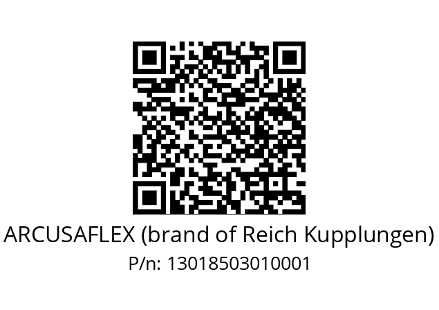   ARCUSAFLEX (brand of Reich Kupplungen) 13018503010001