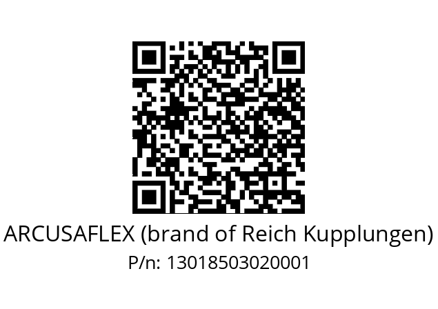   ARCUSAFLEX (brand of Reich Kupplungen) 13018503020001