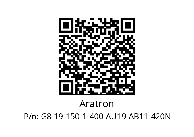   Aratron G8-19-150-1-400-AU19-AB11-420N