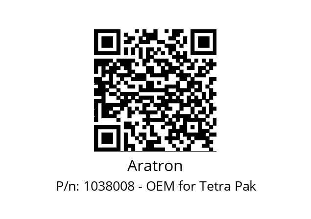   Aratron 1038008 - OEM for Tetra Pak