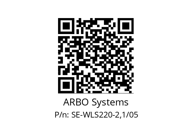   ARBO Systems SE-WLS220-2,1/05