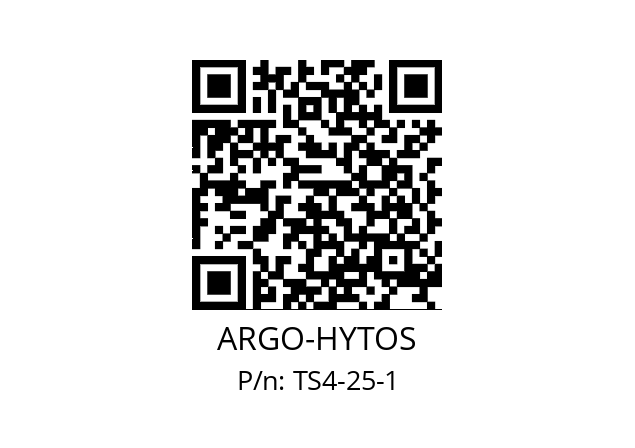   ARGO-HYTOS TS4-25-1