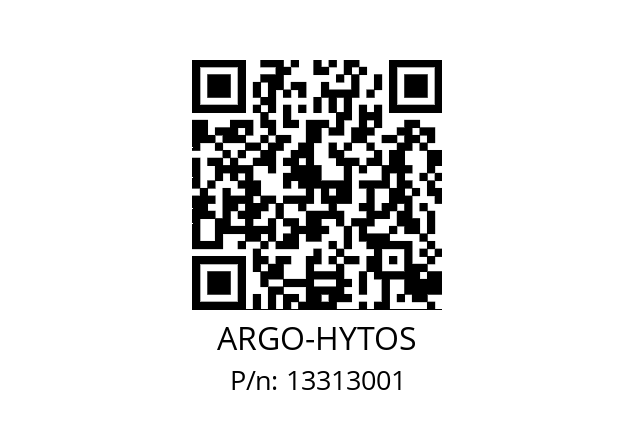   ARGO-HYTOS 13313001