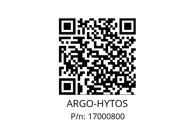   ARGO-HYTOS 17000800