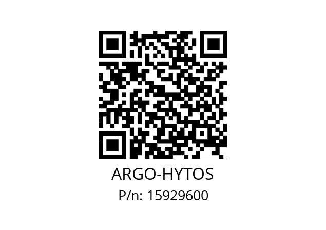   ARGO-HYTOS 15929600