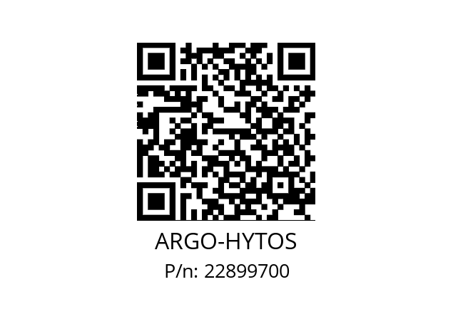   ARGO-HYTOS 22899700