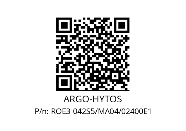   ARGO-HYTOS ROE3-042S5/MA04/02400E1