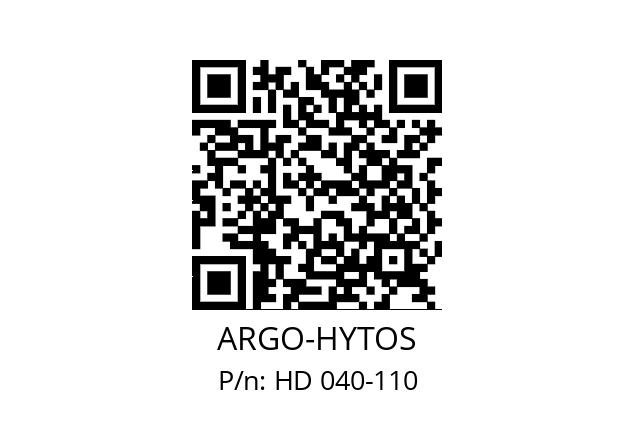   ARGO-HYTOS HD 040-110