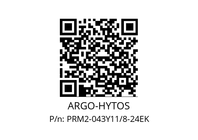   ARGO-HYTOS PRM2-043Y11/8-24EK