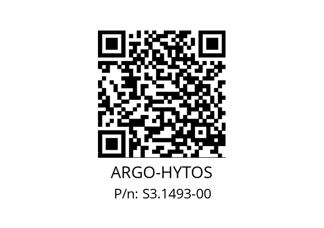   ARGO-HYTOS S3.1493-00