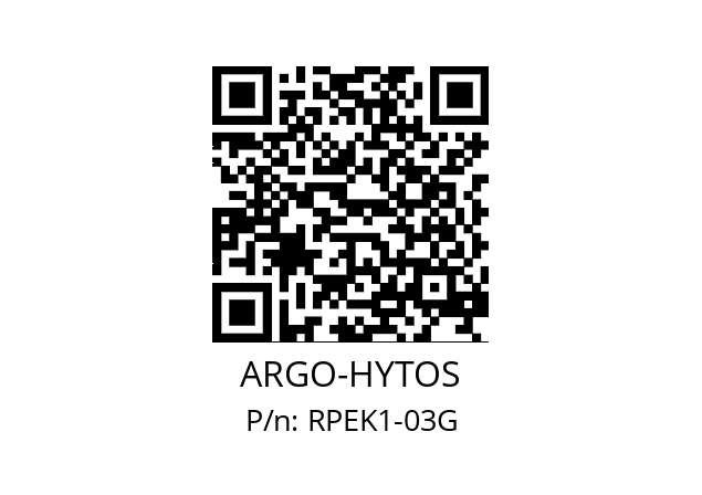   ARGO-HYTOS RPEK1-03G