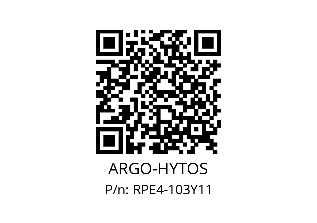   ARGO-HYTOS RPE4-103Y11