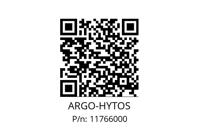   ARGO-HYTOS 11766000