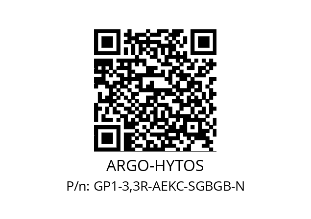   ARGO-HYTOS GP1-3,3R-AEKC-SGBGB-N