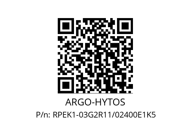   ARGO-HYTOS RPEK1-03G2R11/02400E1K5