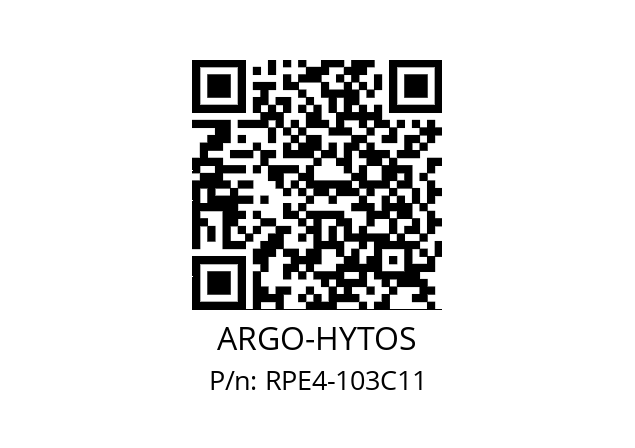   ARGO-HYTOS RPE4-103C11