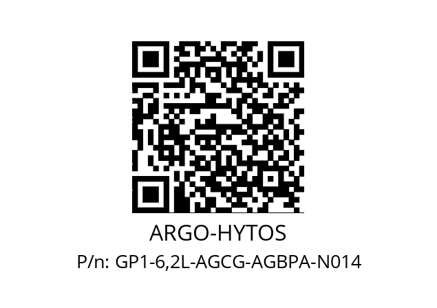   ARGO-HYTOS GP1-6,2L-AGCG-AGBPA-N014