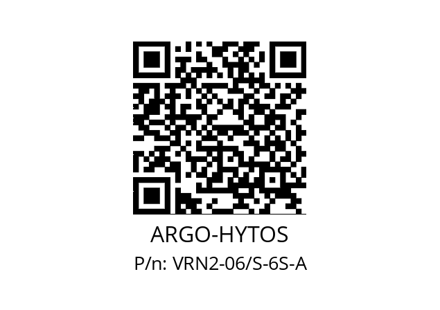   ARGO-HYTOS VRN2-06/S-6S-A