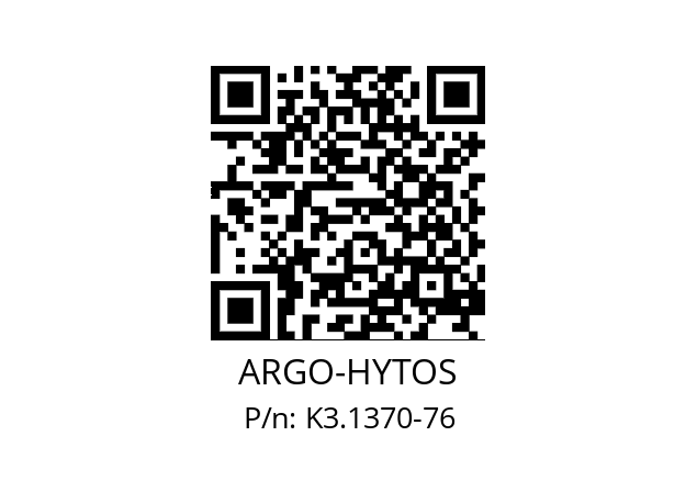   ARGO-HYTOS K3.1370-76