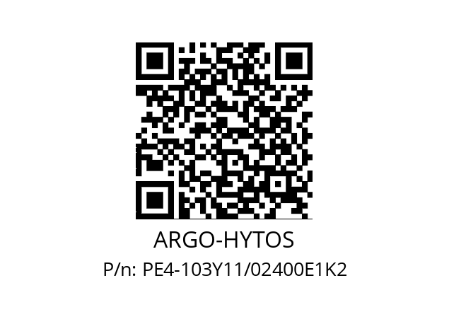   ARGO-HYTOS PE4-103Y11/02400E1K2