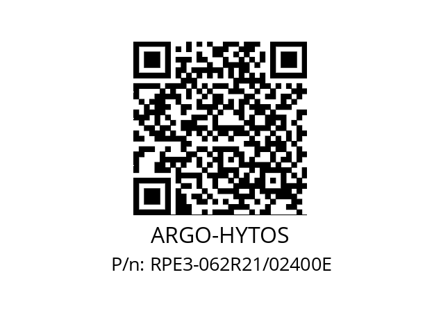   ARGO-HYTOS RPE3-062R21/02400E