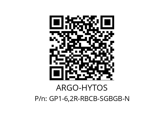   ARGO-HYTOS GP1-6,2R-RBCB-SGBGB-N