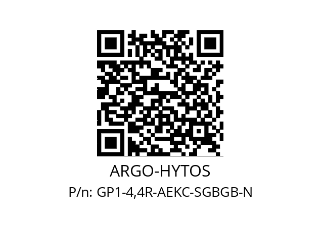   ARGO-HYTOS GP1-4,4R-AEKC-SGBGB-N