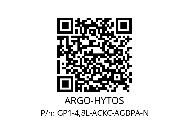   ARGO-HYTOS GP1-4,8L-ACKC-AGBPA-N