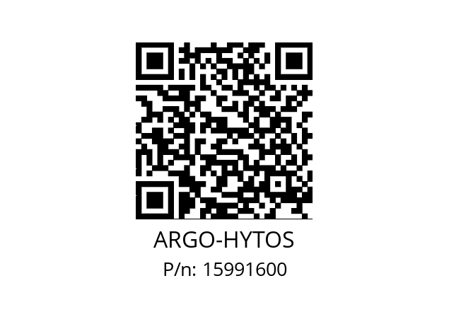   ARGO-HYTOS 15991600