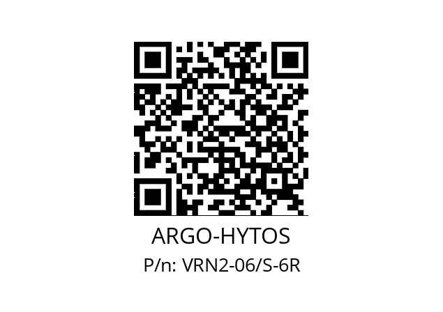   ARGO-HYTOS VRN2-06/S-6R