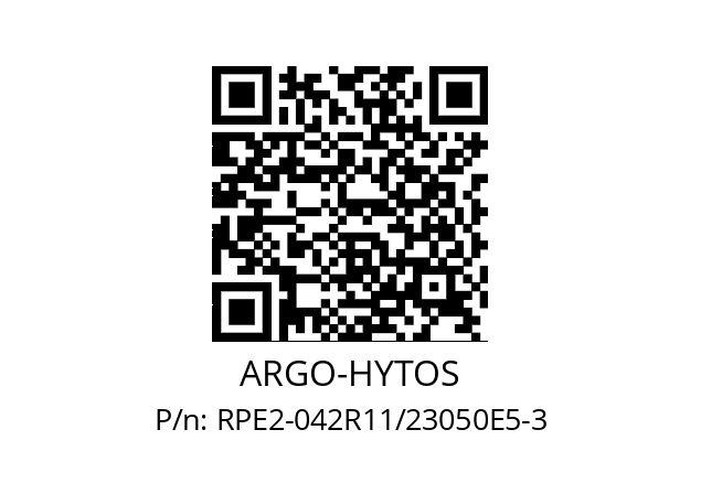   ARGO-HYTOS RPE2-042R11/23050E5-3