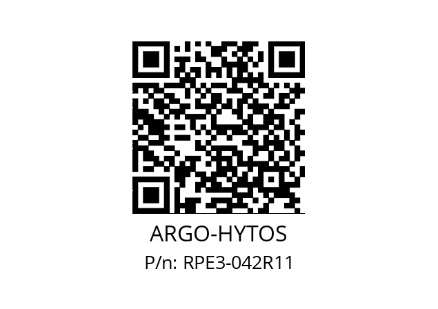   ARGO-HYTOS RPE3-042R11