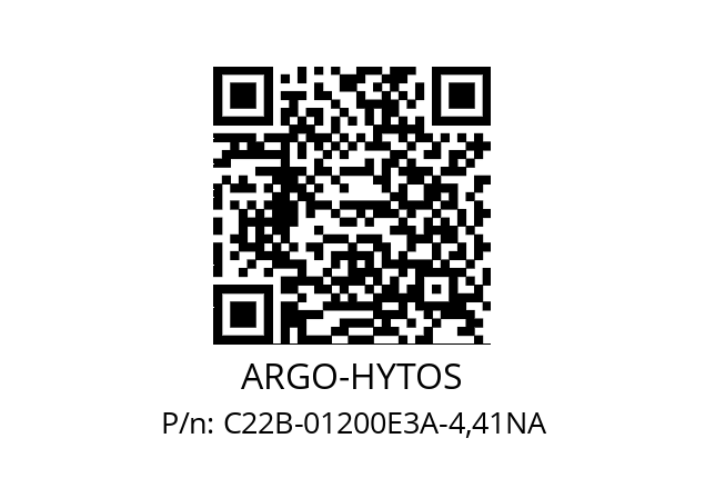   ARGO-HYTOS C22B-01200E3A-4,41NA